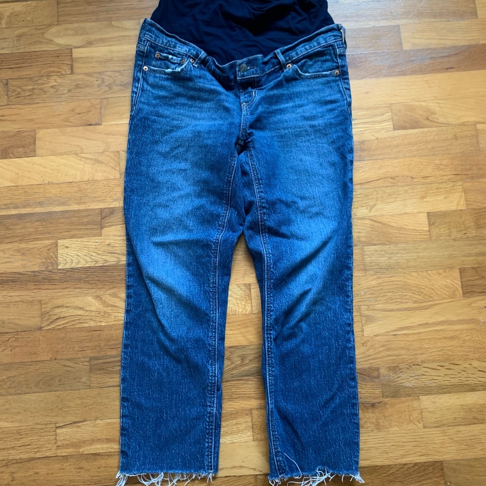 Gap cheeky straight maternity jeans